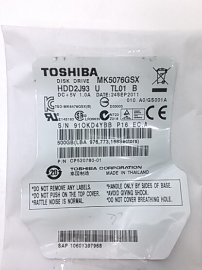 Controladora HD 2,5 MK5076GSX - Imagen 2