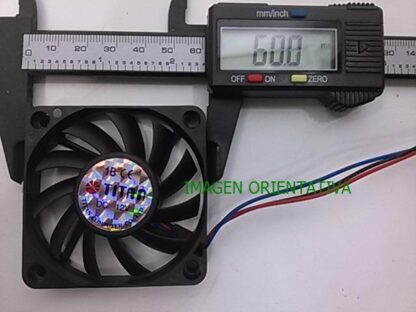Ventilador PC 60x60 mm - Imagen 2