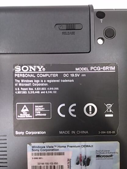 Piezas PCG-6R1M - Imagen 2