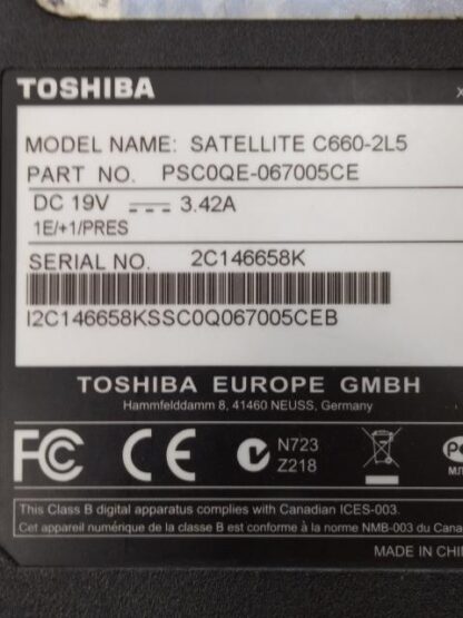 Satellite C660-2L5