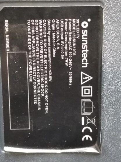 Panel y led 39SUN19TS