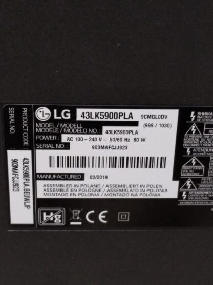 43LK5900PLA - Imagen 2
