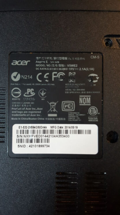 ASPIRE E SERIES V5WE2 - Imagen 2