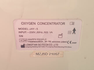 concentrador oxigeno jay-5