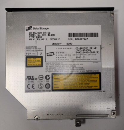 Dvd Rw para portatil GCC-4240N