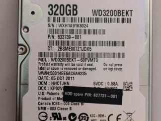 Disco duro WD WD3200BEKT