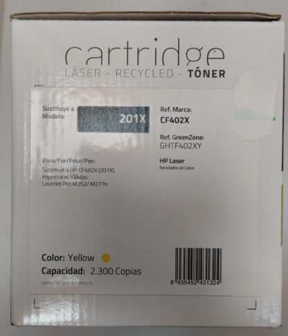 Tóner Green Zone Hp 201X Compatible Nuevo - Imagen 2