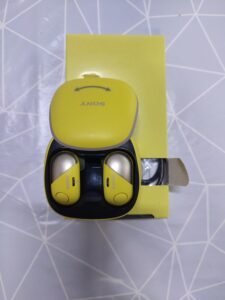 Sony True Wireless WF-SP700 Amarillo - Auriculares Inalámbricos