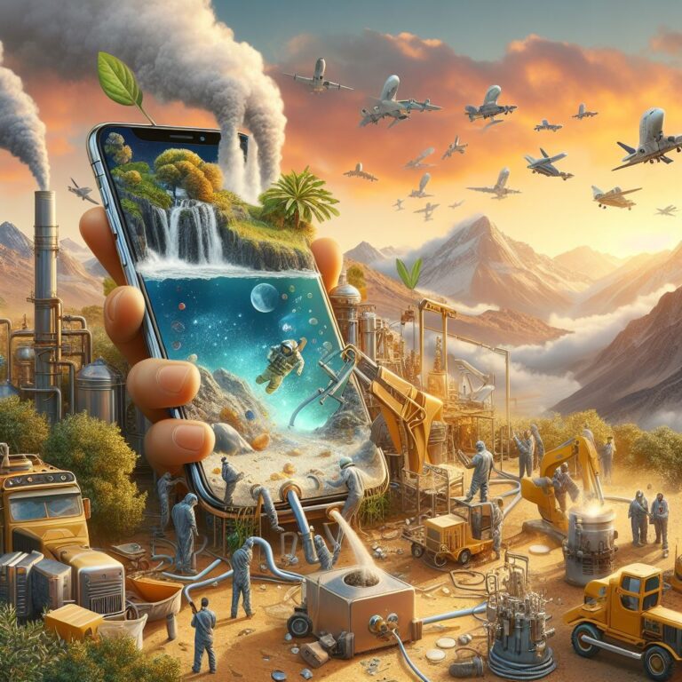 Impacto ambiental de la extracción de materiales para smartphones de última generación