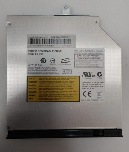 Dvd para portátil DS-8A2S DS-8A2SA02C DVD±RW SATA