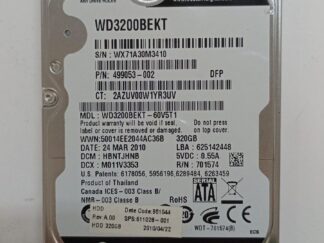 WD3200BEKT