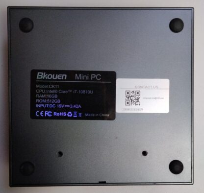 Carcasa caja Mini PC Bkouen CK11 i7-10810U - Imagen 4