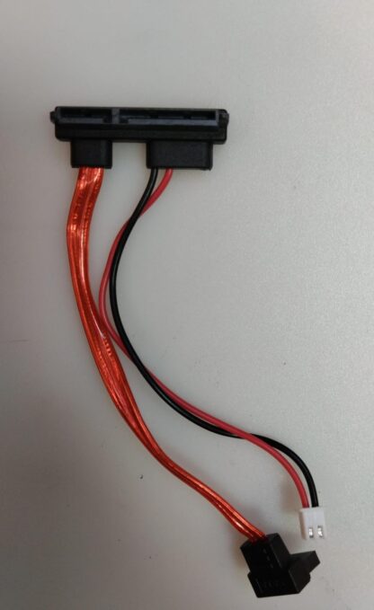 Cable de SATA y alimentación SATA a SATA y conector 2 pines