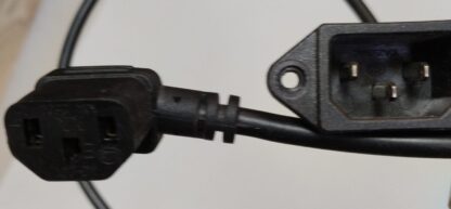 Cable alimentación de macho a hembra 82 cm - Imagen 2