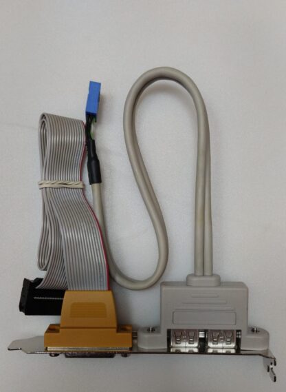 Extensor adaptador 2 puertos USB y puerto de juegos