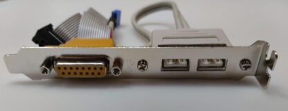 Extensor adaptador 2 puertos USB y puerto de juegos - Imagen 2