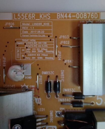 Placa TV Power Supply L55E6R_KHS Reacondicionado - Imagen 2