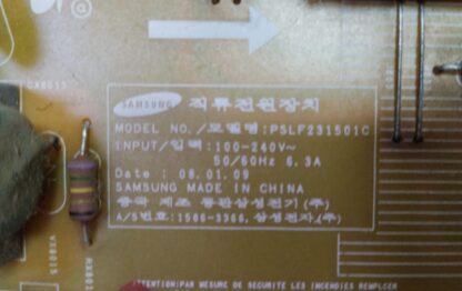 Placa TV Power Supply PSLF231501C BN44-00216A Reacondicionado - Imagen 2