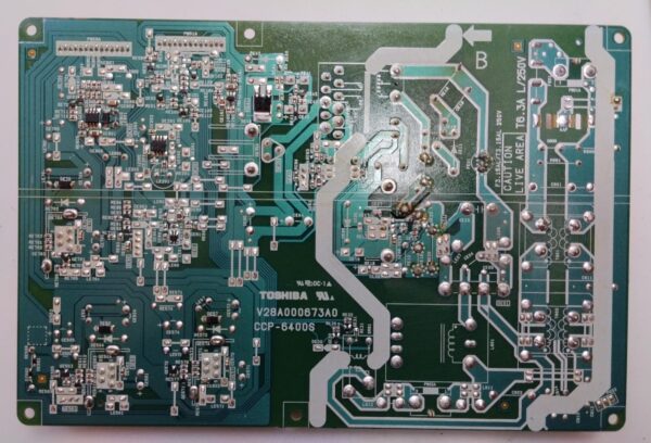 Placa TV Power Supply PE0490 V28A000671A1 TOSHIBA Reacondicionado - Imagen 2