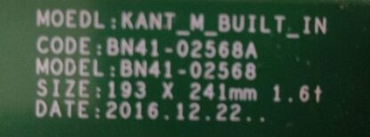 Placa base Samsung TV BN41-02568A KANT_M_BUILT_IN Reacondicionado - Imagen 2