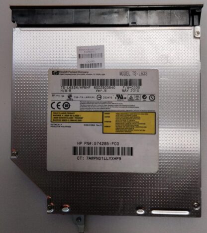 Toshiba TS-L633 - DvdRw Lector y grabadora SATA ultra fino reacondicionado