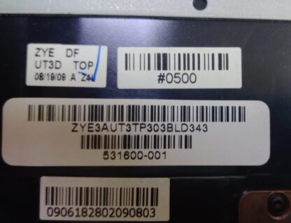 Soporte Cover C Teclado + mouse pad HP Pavilion ZYE DF UT3D TOP 531600-001 Grado B - Imagen 3