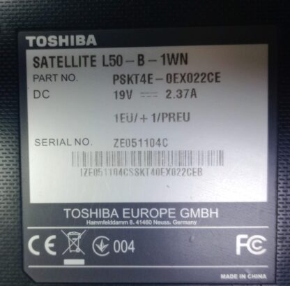 Carcasa Inferior Toshiba Satellite L50-B-1WN - Imagen 3