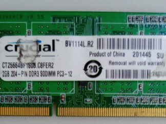 Memoria RAM Crucial PC3 2GB Reacondicionado BV1114L.R2