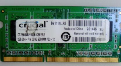 Memoria RAM Crucial PC3 2GB Reacondicionado BV1114L.R2