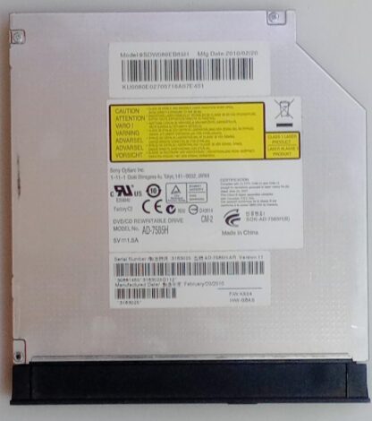 Unidad Dvd Rw SONY AD-7585H Reacondicionado