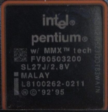 Procesador Intel pentium w/ MX tech FV80503200 SL27J Reacondicionado - Imagen 2