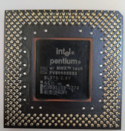 Procesador Intel pentium /w MMX tech FV80503233 SL27S Reacondicionado - Imagen 2