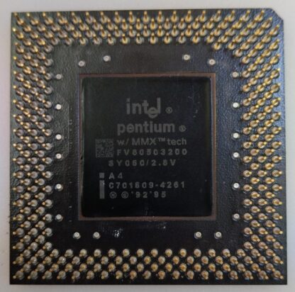 Procesador Intel pentium /w MMX tech FV80503200 SY060 Reacondicionado - Imagen 2