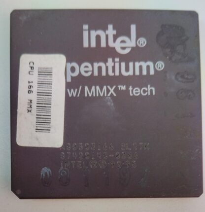 Procesador Intel pentium w/MMX tech A80503166 SL27K Reacondicionado
