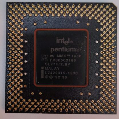 Procesador Intel pentium /w MMX tech FV80503166 SL27H Reacondicionado - Imagen 2