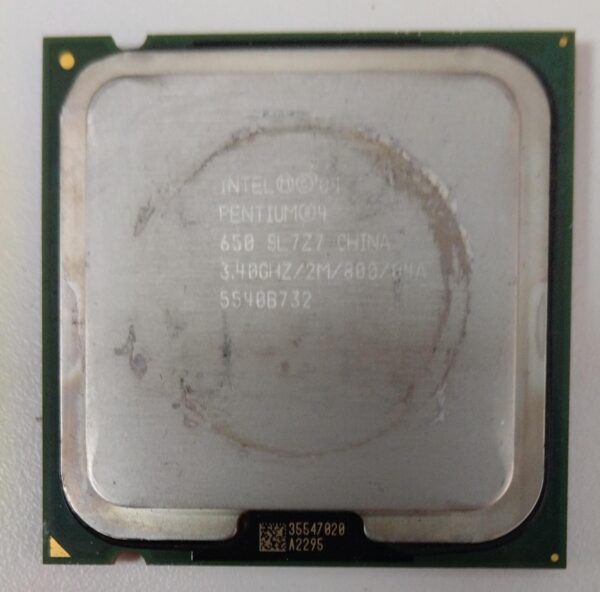 Procesador Intel pentium 4 650 SL7Z7 Reacondicionado