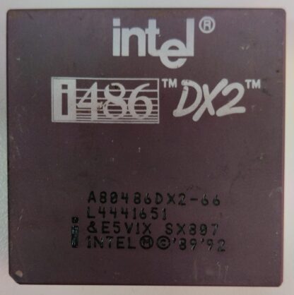 Procesador Intel i486 DX2 A80486DZ-66 SX807 Reacondicionado