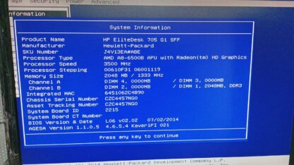 EliteDesk 705 G1 SFF - Imagen 2