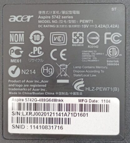 ASPIRE 5742 - Imagen 2