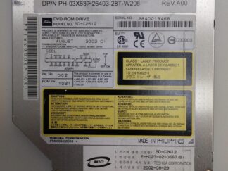 Dvd-Rw Toshiba SD-C2612 Reacondicionado
