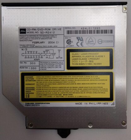 Dvd-Rw Toshiba SD-R2412 Reacondicionado