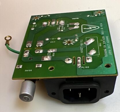 Placa Entrada De Corriente + Boton De Encendido VESTEL 17FL11-4 Reacondicionado - Imagen 2