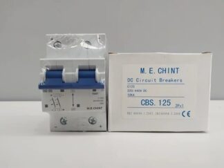 Interruptor magnetotérmico 2P 125A 10kA DC - Protección para instalaciones fotovoltaicas NUEVO