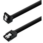 Cable SATA III 6gbs AWG26 Compatible con 2 y 1 0.5m Acodado. Nuevo