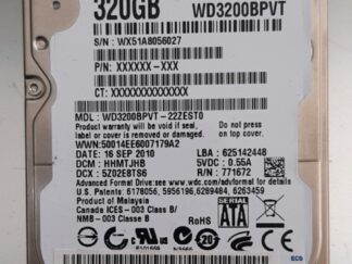 WD3200BPVT