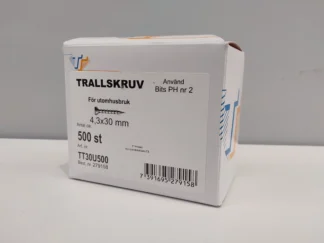 NUEVO Tornillos para madera 4,3x30 mm Arne Thuresson – caja de 500 uds