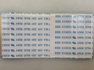 Cable plano cinta Flex Main T-Con (LVDS) RISE E338920 AWM 20706 105C 60V VW-1 | 60 pines | MEDIDAS: 7,5 cm de largo/ 3-3,2 cm de ancho | REACONDICIONADO