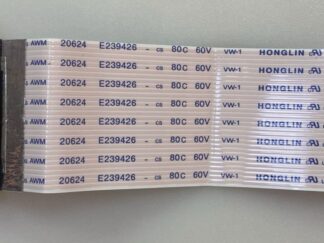 CABLE FLEX HONGLIN AWM 20624 E23946 - 80C 60V VW-1 | 30 Pines | MEDIDAS: 10,6 cm de largo/ 3,1 cm de ancho | REACONDICIONADO