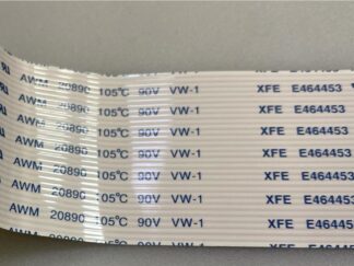 CABLE FLEX XFE E464453 AWM 20890 105ºC 90V VW-1 | 30 Pines | MEDIDAS: 44,5 cm de largo/ 3,3-4 cm de ancho | REACONDICIONADO