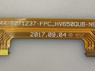CABLE FLEX 44-8071237-FPC_HV650QUB-N9D | 60 Pines | MEDIDAS: 10,5 cm de largo/ 3,3 cm de ancho (ver imágenes) | REACONDICIONADO